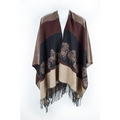 Knitted Acrylic Wholesale Poncho for Women